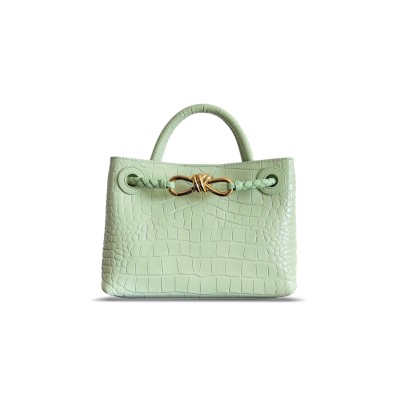 BOTTEGA VENETA CROCODILE SKIN ANDIAMO 777614 (22*15.5*9cm)